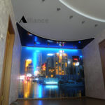 Натяжные стены