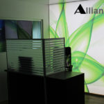 Натяжные стены