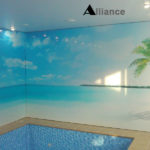 Натяжные стены